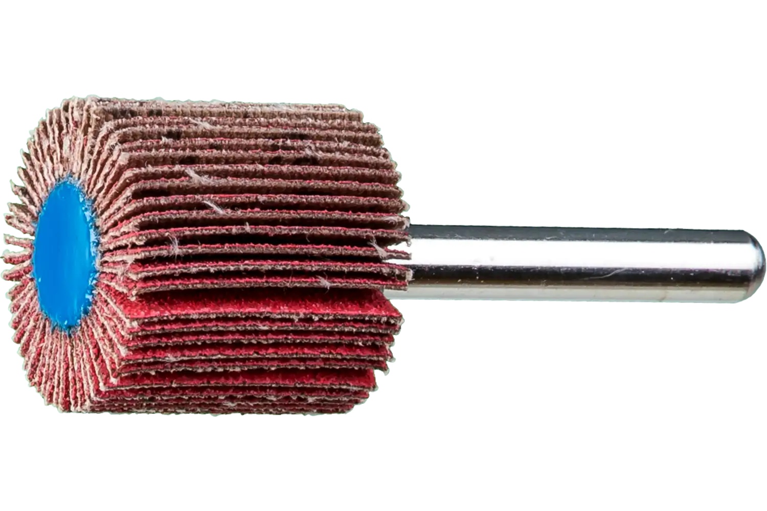 Picture of Pferd Mounted Flap Wheel, 1" X 1, 120 Grit, 1/4" Shank, Ceramic Oxide Co-Cool